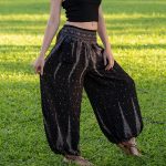Black Feather Yoga Pants in Canada- Baraka handicrafts
