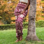 Red fortune Thai Yoga Pants