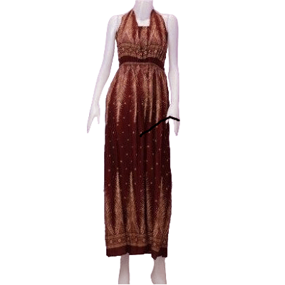 brown summer dress